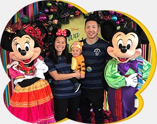 Dr. Lily and family at Disenyland