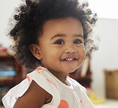 Happy little girl