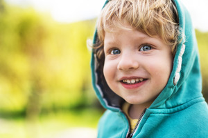 Picture of a baby smiling